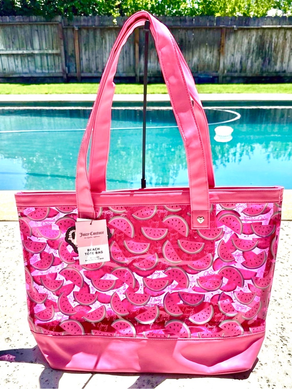 VIRAL JUICY COUTURE WATERMELON BEACH TOTE